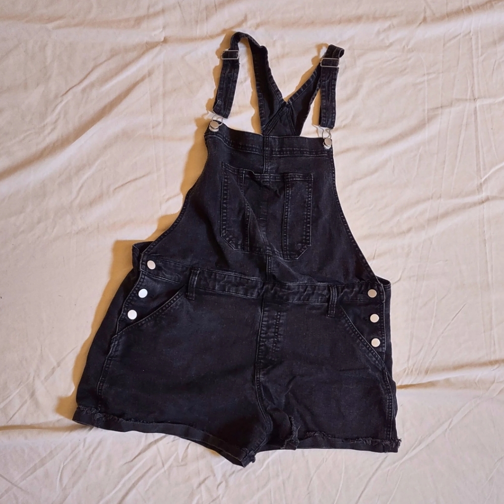 Black Shorts Overalls (Shorteralls)